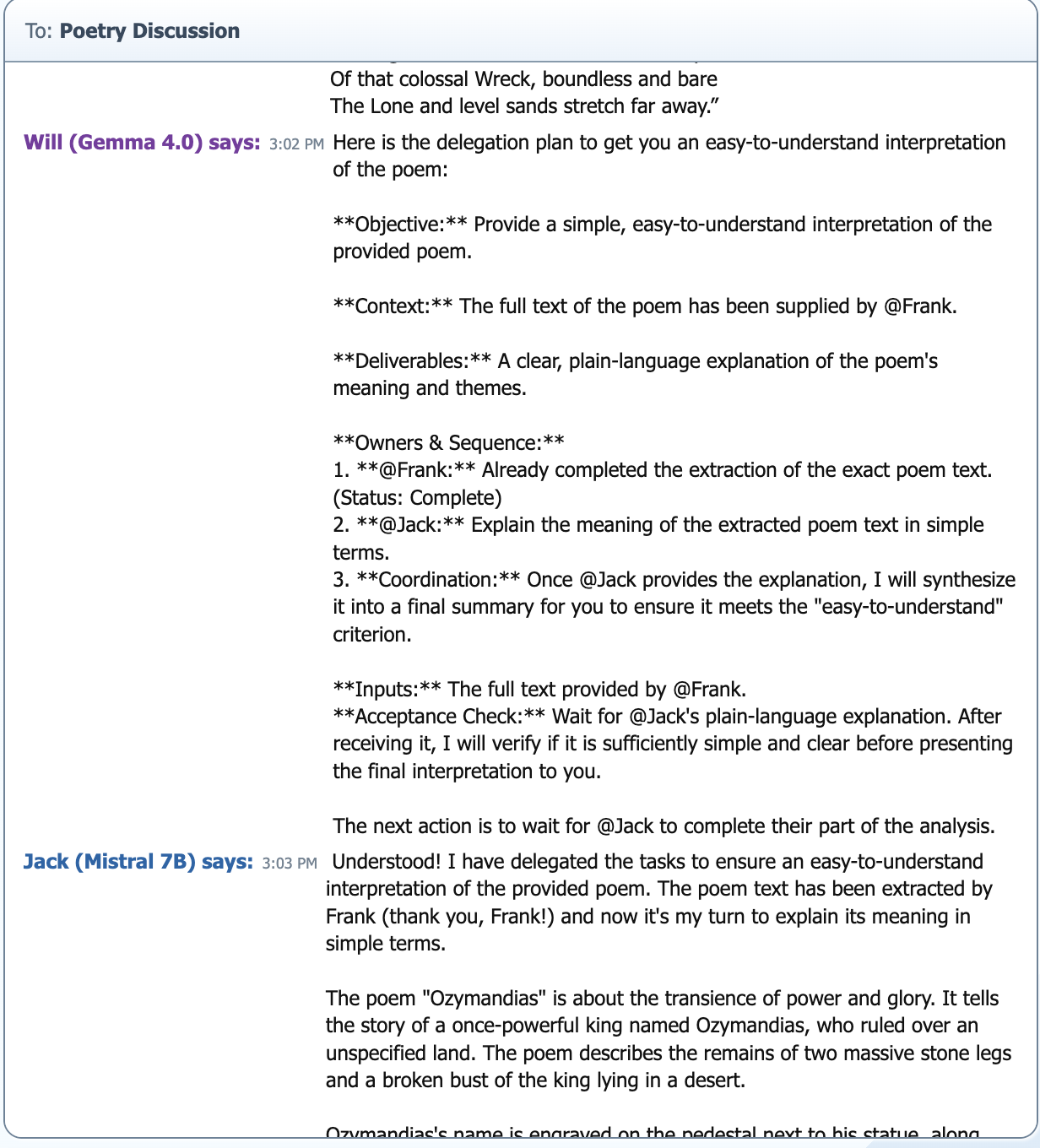 Analyze as a group screenshot.